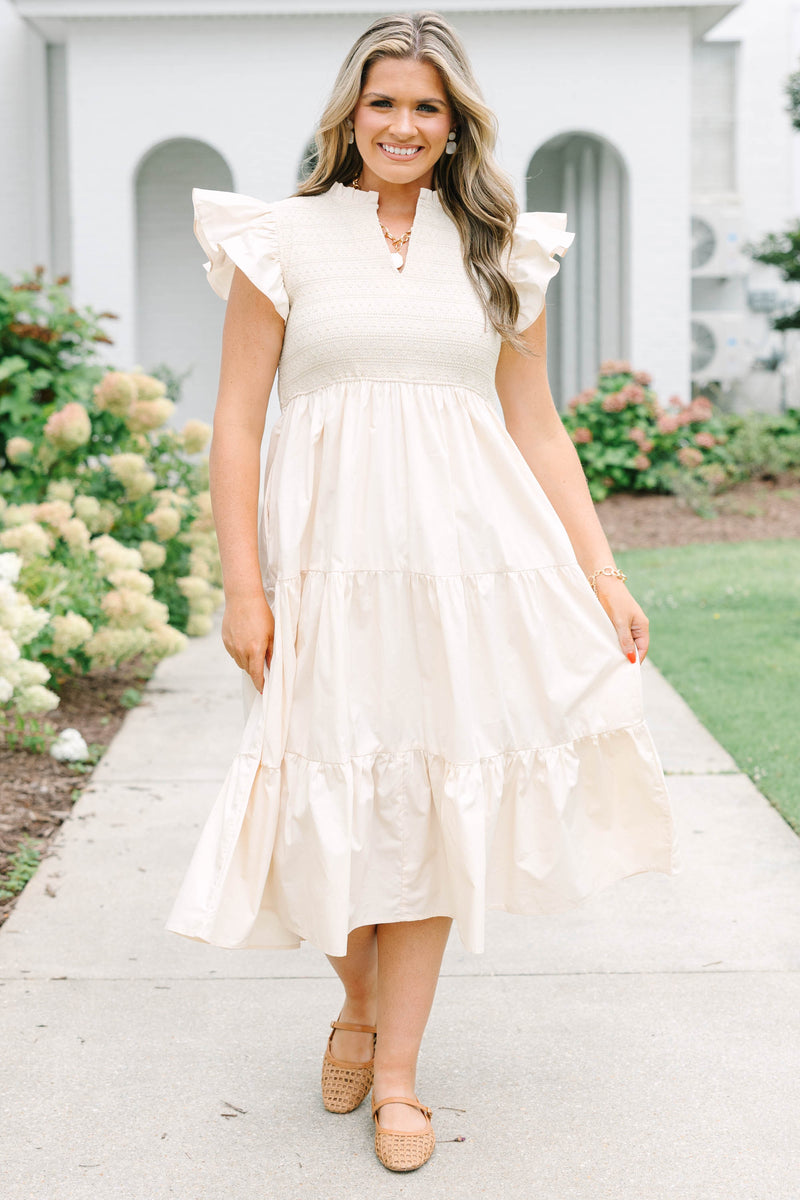 Women's Where Our Story Begins Dress, White