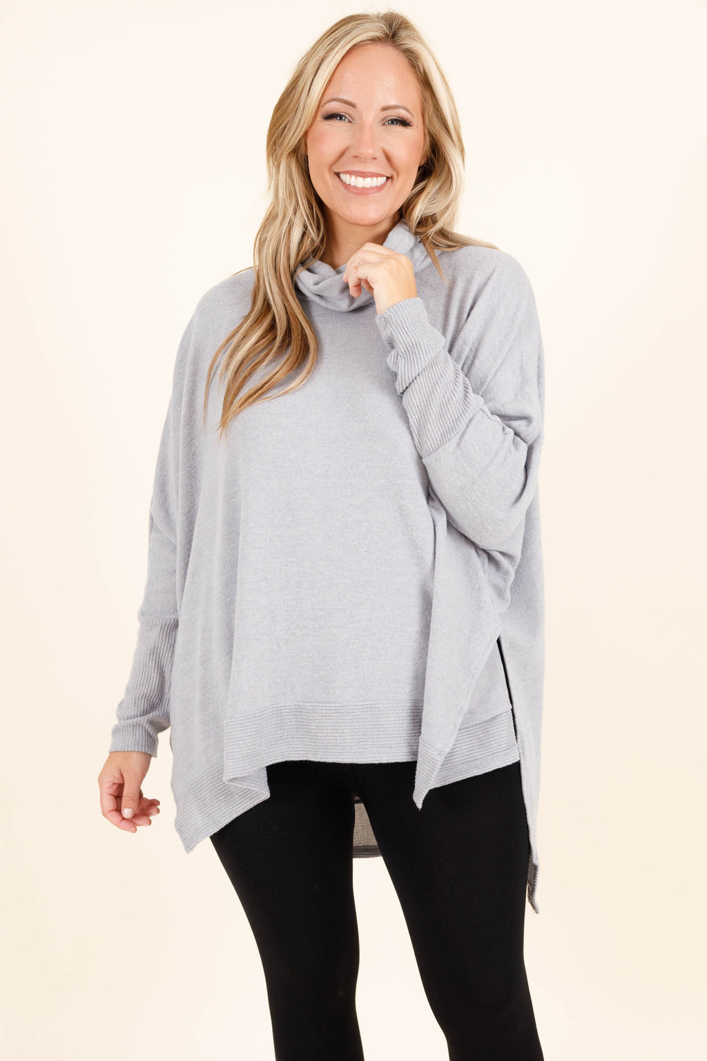 Cold Mornings Sweater, Gray – Chic Soul