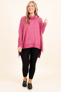 Who We Are Sweater, Magenta – Chic Soul