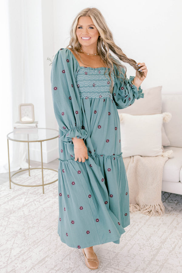 jade green long sleeve dress Jade Green Wedding Gown