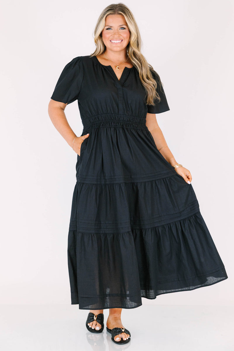 Wish Me Joy Dress, Black – Chic Soul