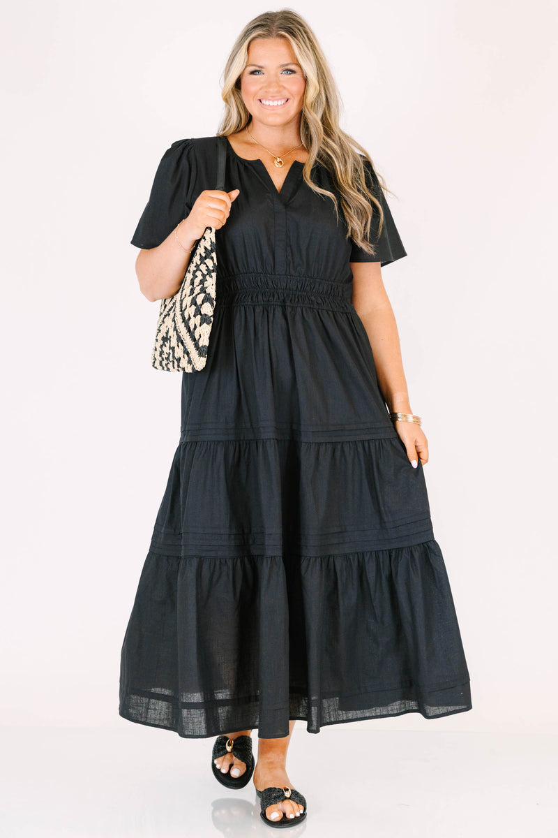 Wish Me Joy Dress, Black – Chic Soul