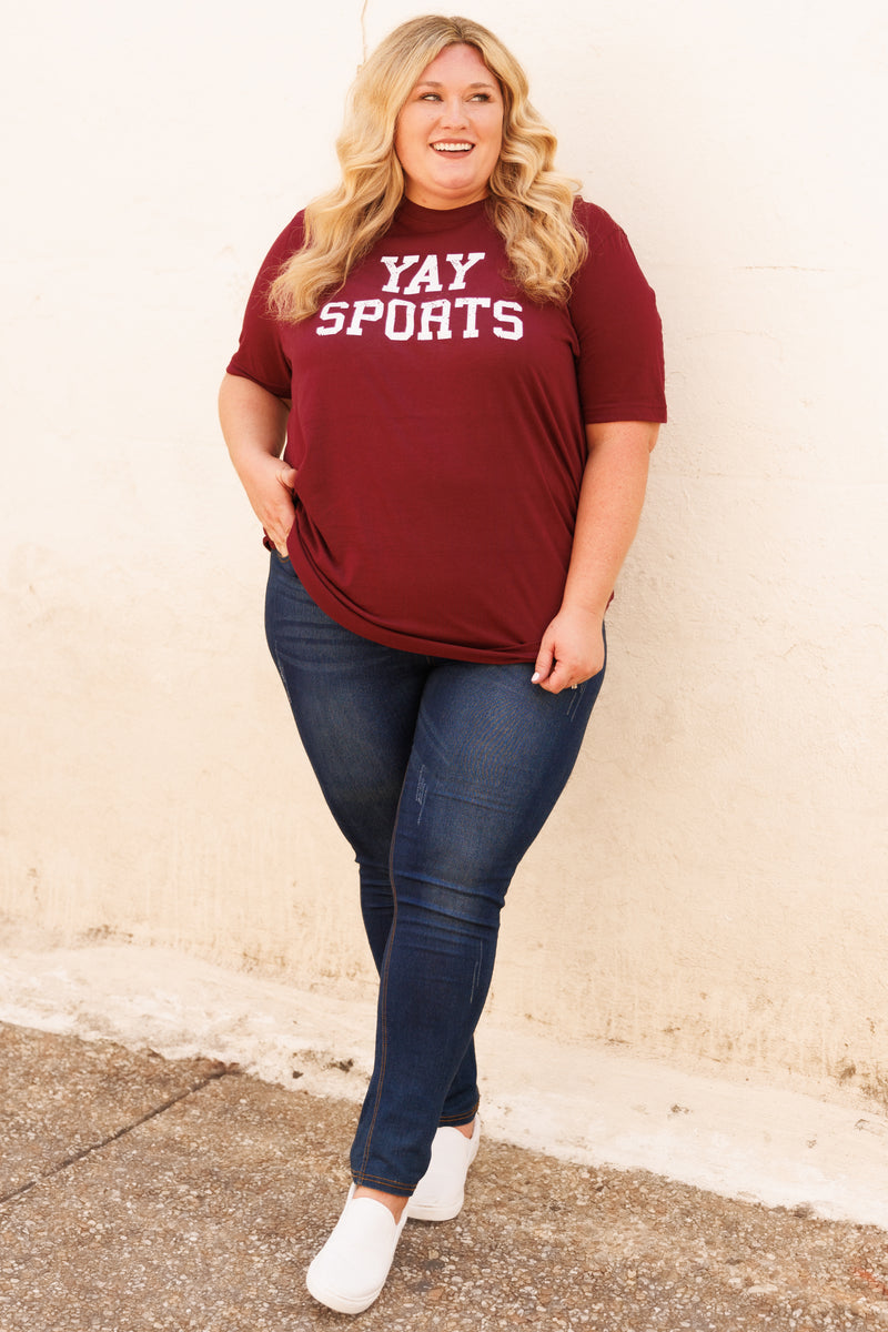 plus size maroon shirt