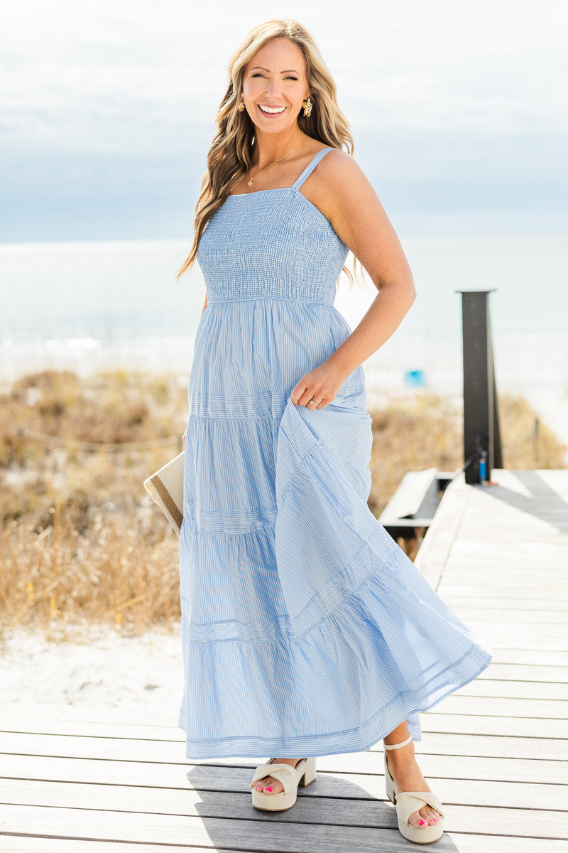You And Me In Capri Dress, Blue  Chic Soul