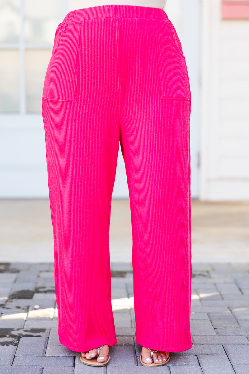 Strut Your Style Pants, Hot Pink – Chic Soul