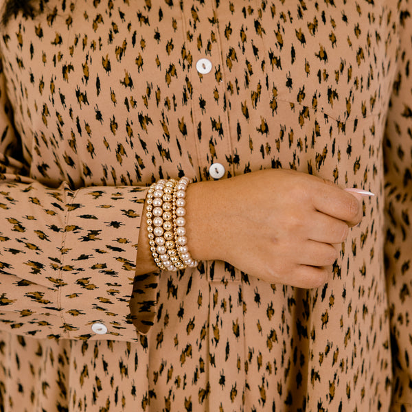 You Tell Me Bracelet Set, Gold