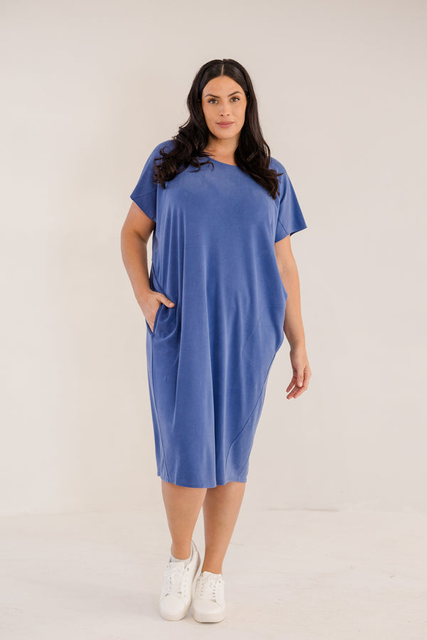 Women's Ludlow Dress, Blue | Size: 1X By Chic Soul Women's Ludlow Dress, Blue | Size: 1X By Chic Soul