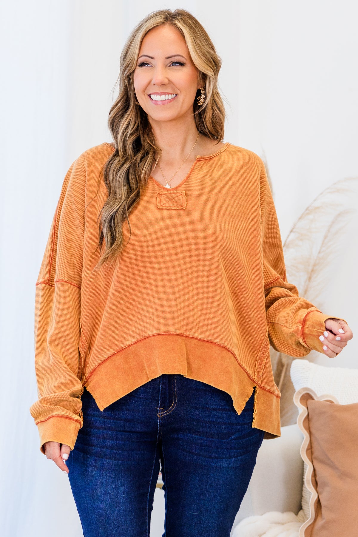 Zinnia Top, Orange – Chic Soul