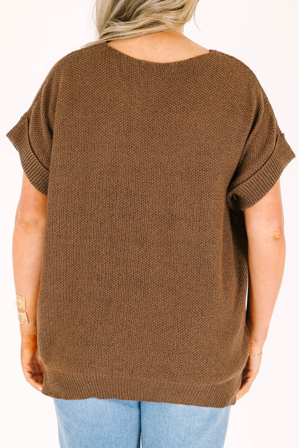 Always Effortless Sweater, Brown