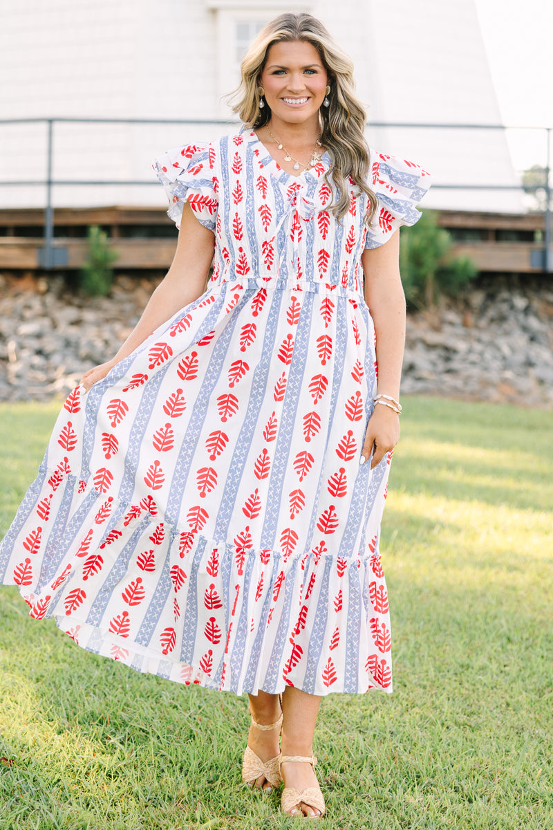 blue and red combination dress Blue And Red Combination Dress