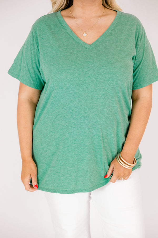 Bright Days Tee, Heather Kelly Green