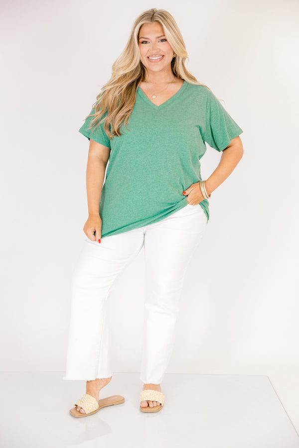 Bright Days Tee, Heather Kelly Green