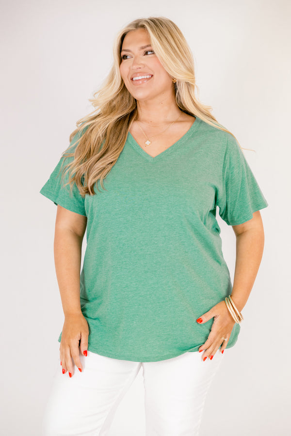 Bright Days Tee, Heather Kelly Green