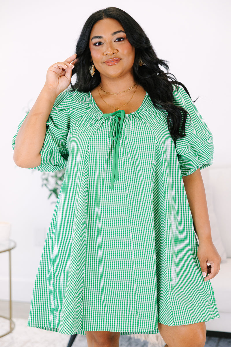 Can We Coexist Dress, Kelly Green – Chic Soul