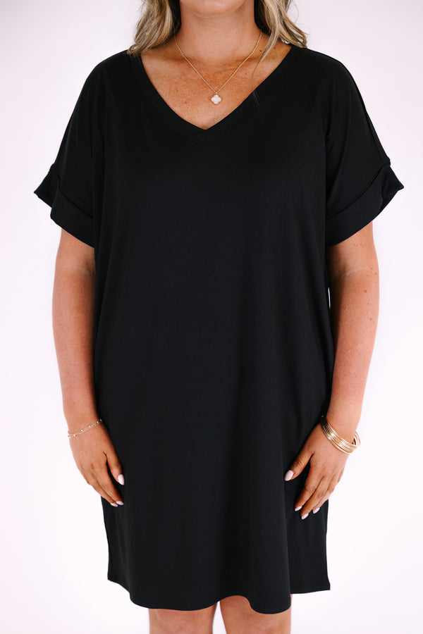 Easy Like Sunday Dress, Black