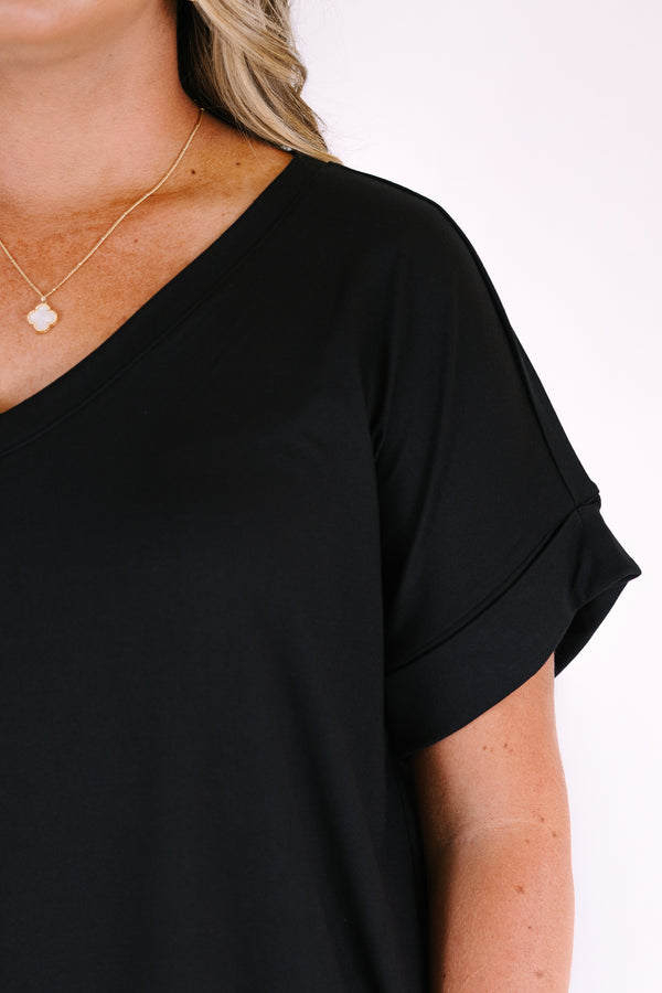 Easy Like Sunday Dress, Black