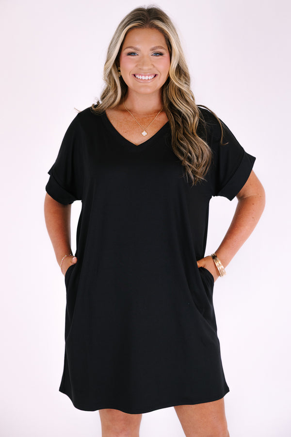 Easy Like Sunday Dress, Black