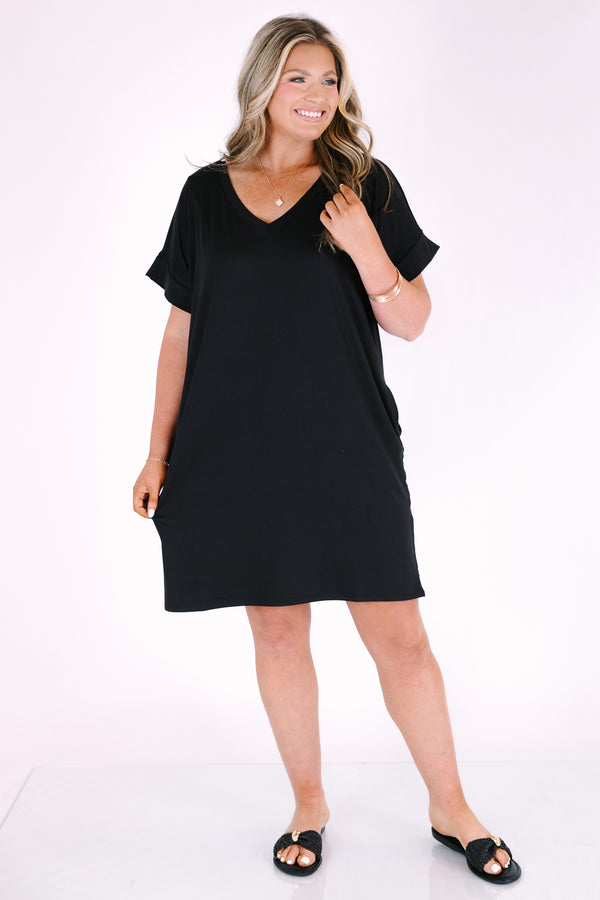 Easy Like Sunday Dress, Black