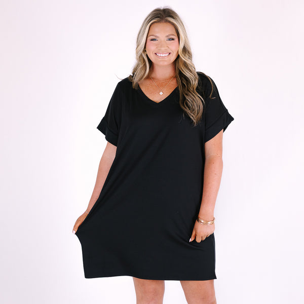 Easy Like Sunday Dress, Black