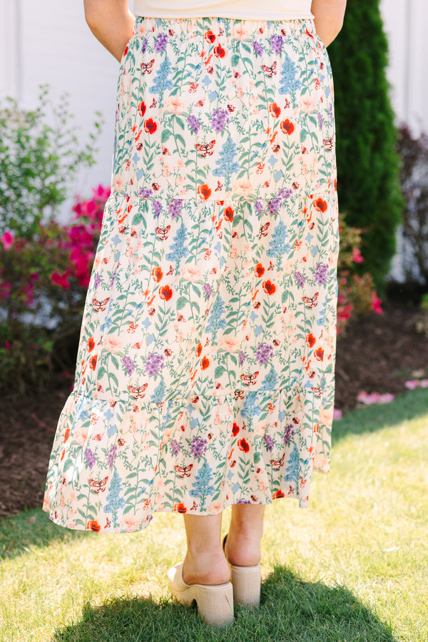 Floral Whimsy Skirt, Floral