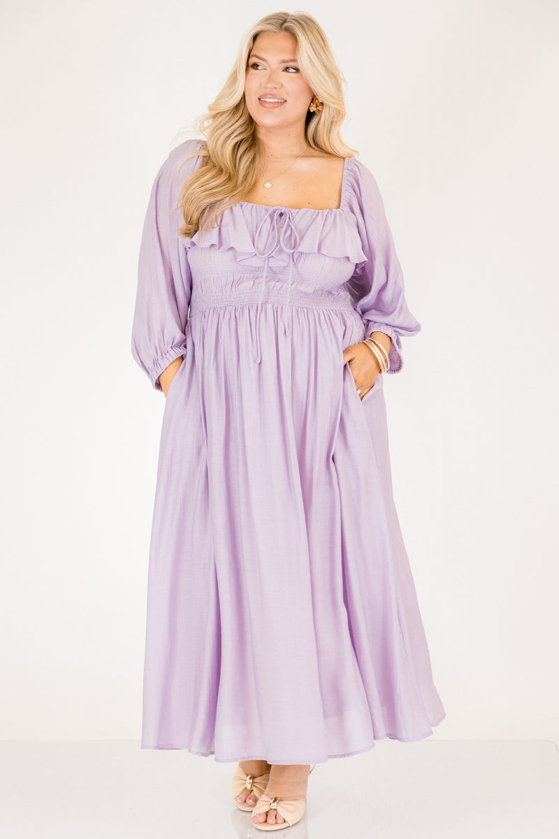 light purple maxi dress Women's Grace Filled Dress, Color:Rosette 5 common dress lengths, Short Bridesmaid Dress this maxi dress exudes