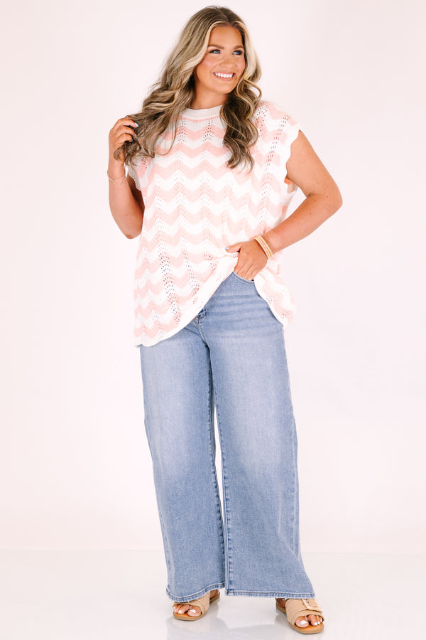 Chic Soul plus size clothing, relaxed fit wide leg light wash denim with no distressing