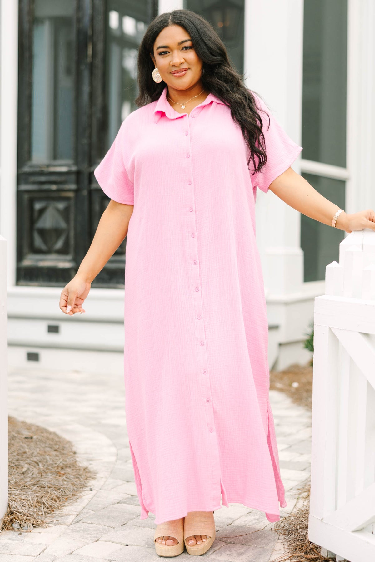 Women's Just Nice Dress, Pink