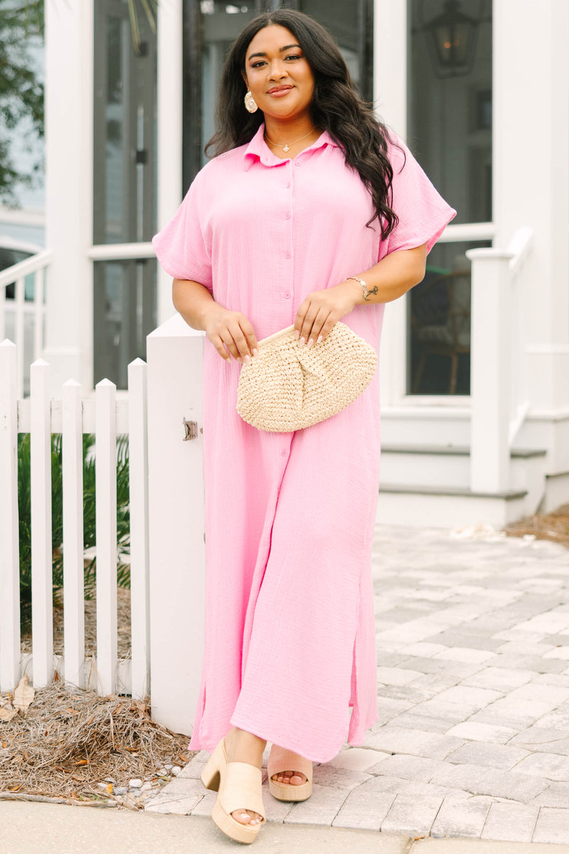 Women's Just Nice Dress, Pink
