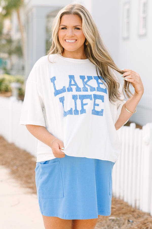 Chic Soul plus size clothing, white short sleeve tee with 