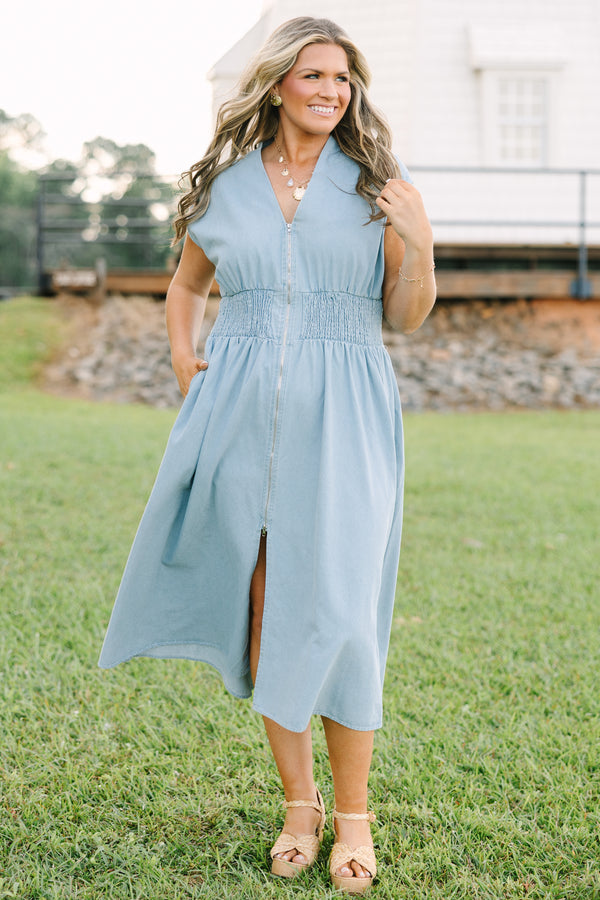 Women's Late Night Skies Dress, Blue