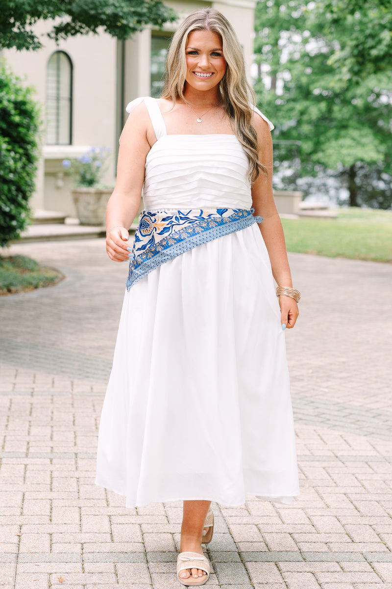 how to style a white midi dress Made The Right Call Dress, White – Chic Soul