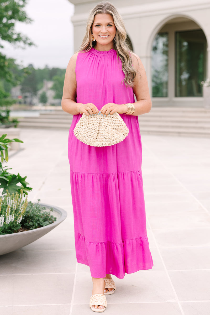 Make Your Move Maxi Dress, Pink Chic Soul Make Your Move Maxi Dress, Pink Chic Soul