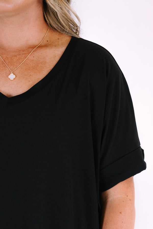 Chic Soul plus size clothing, black comfy lounge wear set
