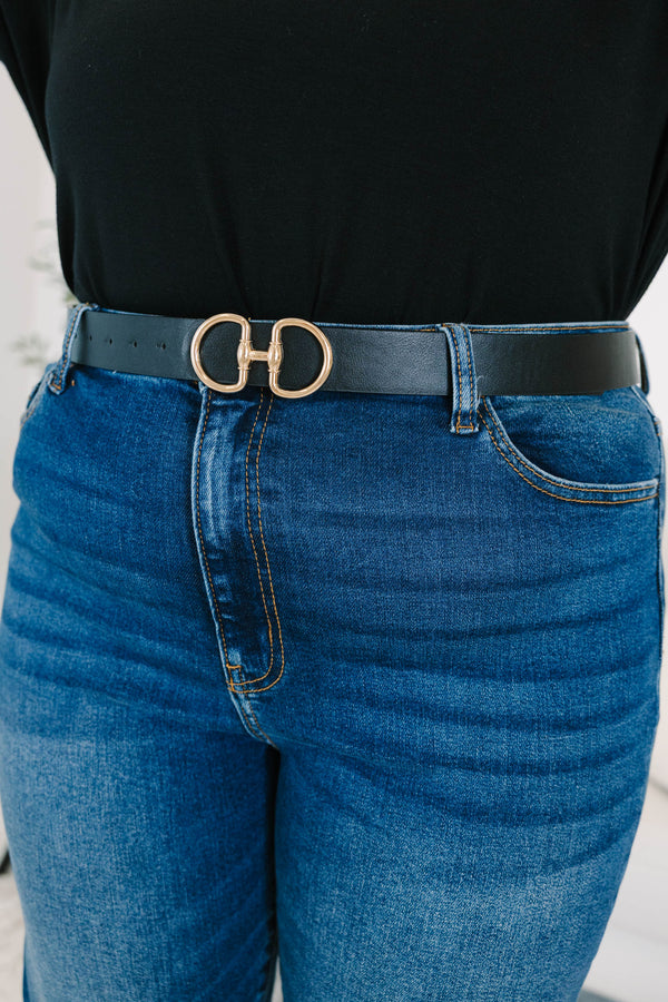 No Second Thoughts Had Belt, Black