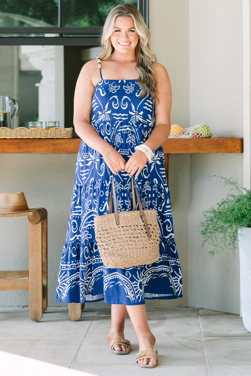 Send Me A Postcard Dress, Cobalt Chic Soul Send Me A Postcard Dress, Cobalt Chic Soul