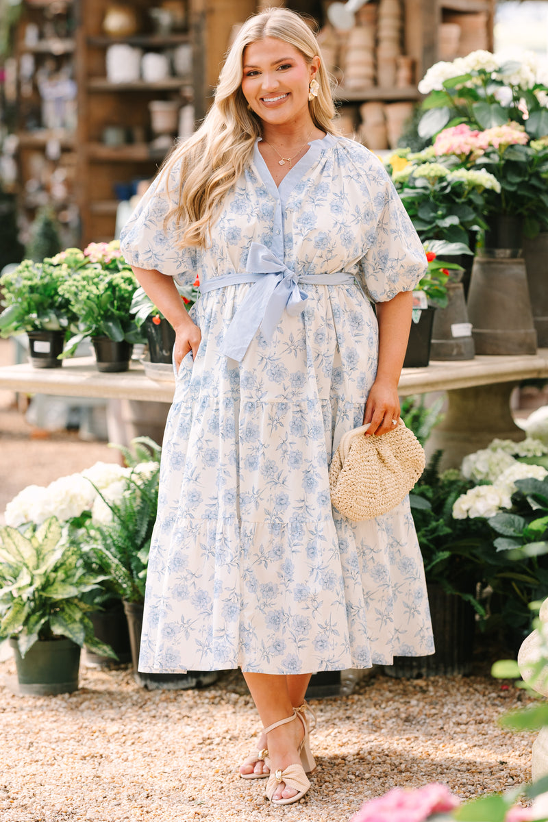 Shades Of The Shore Dress, Baby Blue Chic Soul Shades Of The Shore Dress, Baby Blue Chic Soul