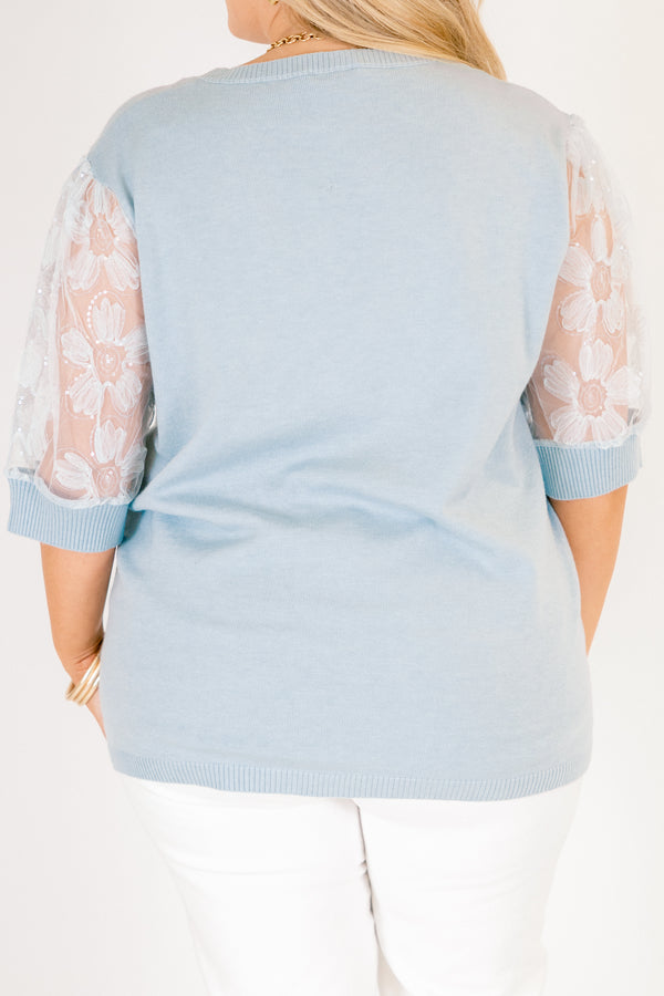 Shine Bright Darling Top, Blue