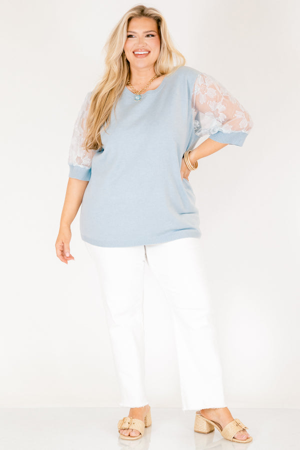 Shine Bright Darling Top, Blue