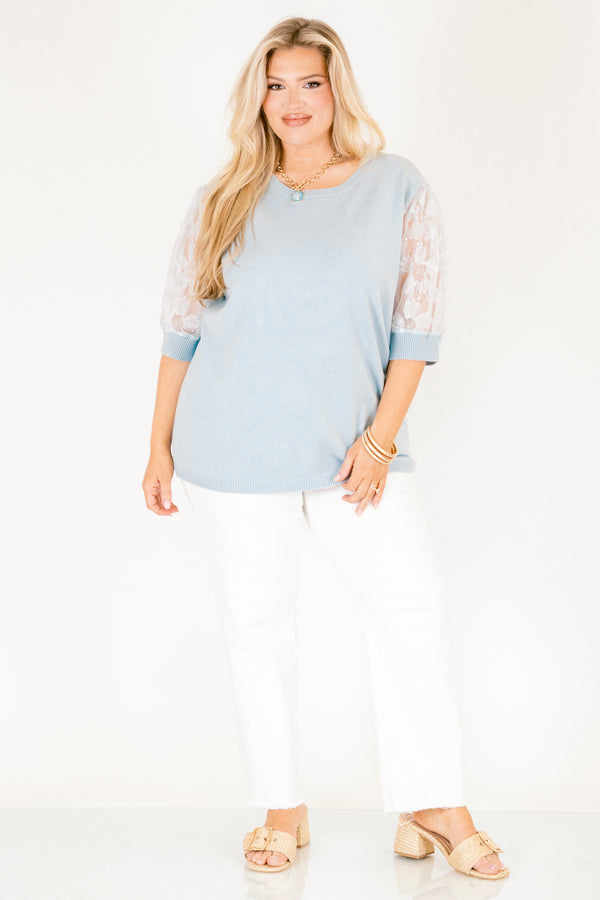 Shine Bright Darling Top, Blue