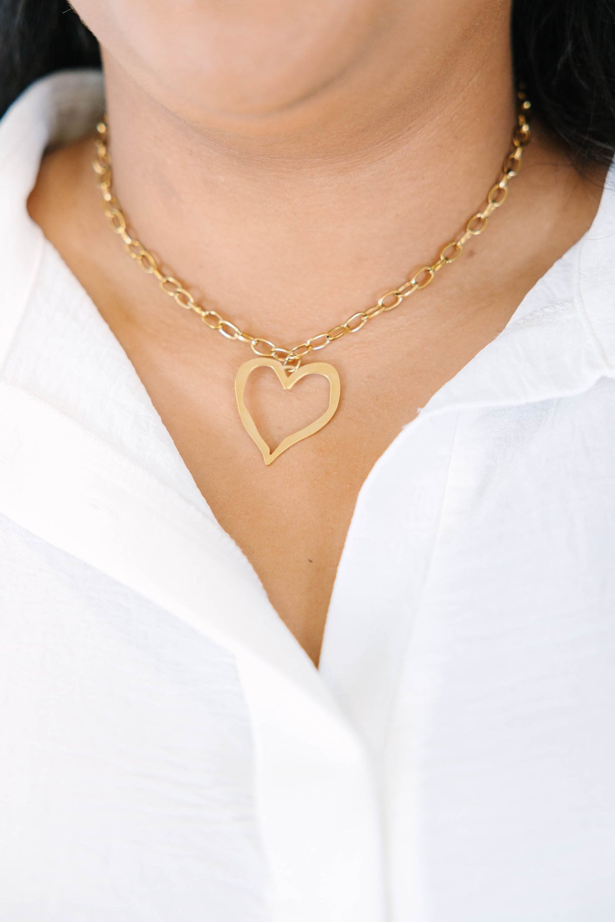 Show Me Love Necklace, Gold – Chic Soul