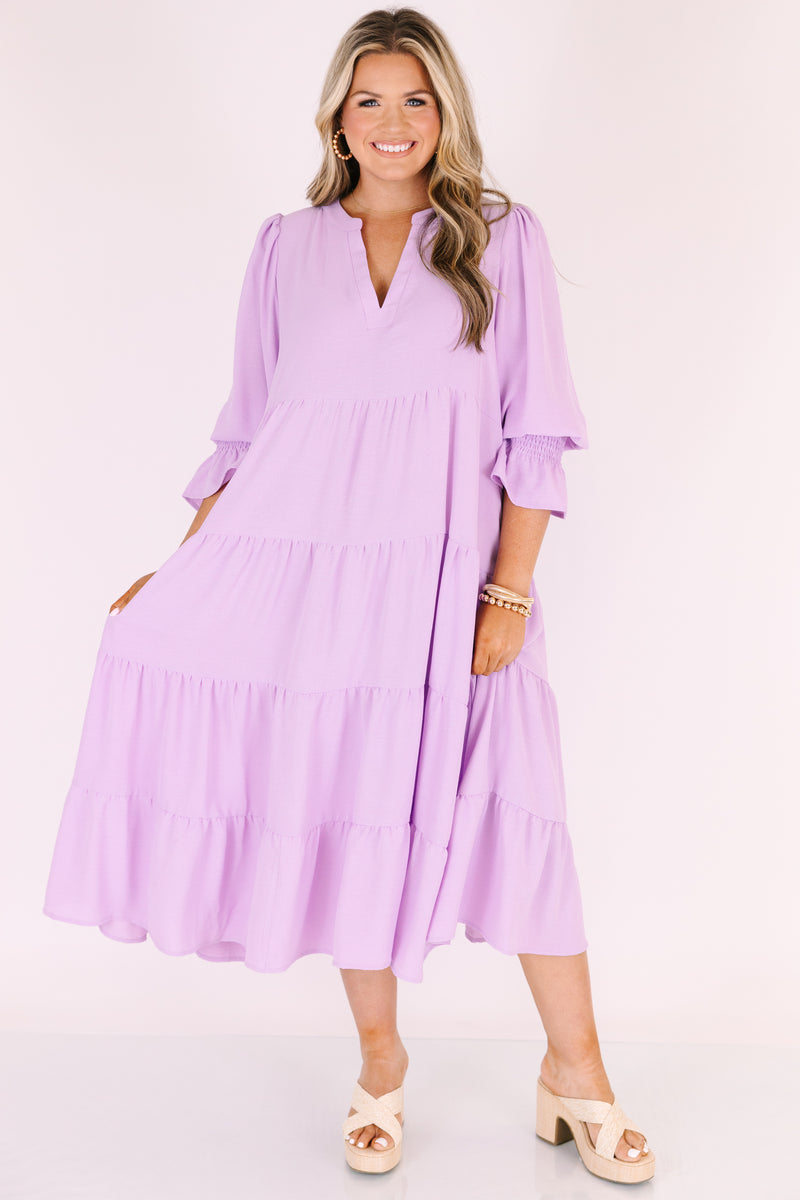 Simply The One Dress, Lavender – Chic Soul