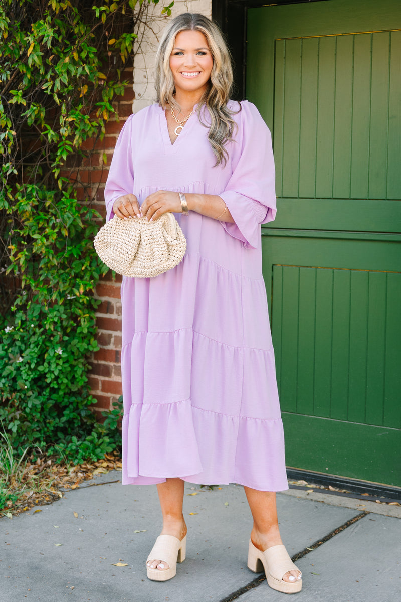 Simply The One Dress, Lavender – Chic Soul