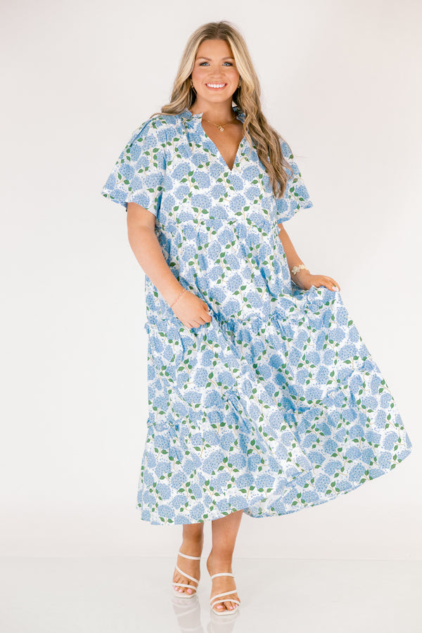 Straight Shot Dress, Hydrangea Blue – Chic Soul
