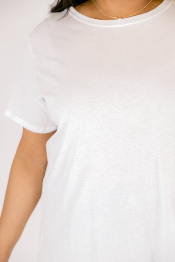 String of Luck Tee, White