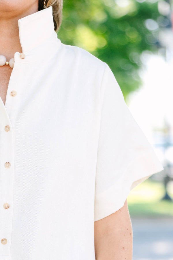 Sweet Breeze Dress, Cream