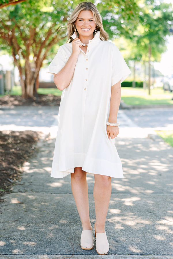 Sweet Breeze Dress, Cream