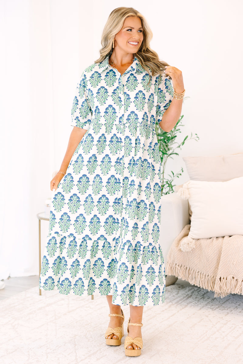Take A Second Dress, Green – Chic Soul