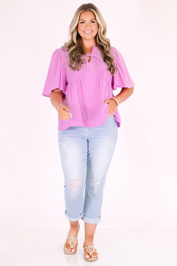 Chic soul plus size clothing, light wash capris with distressed knees and rolled hemline