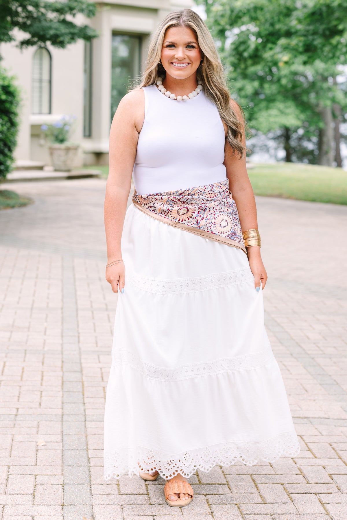 The Ophelia Skirt, White Lace – Chic Soul