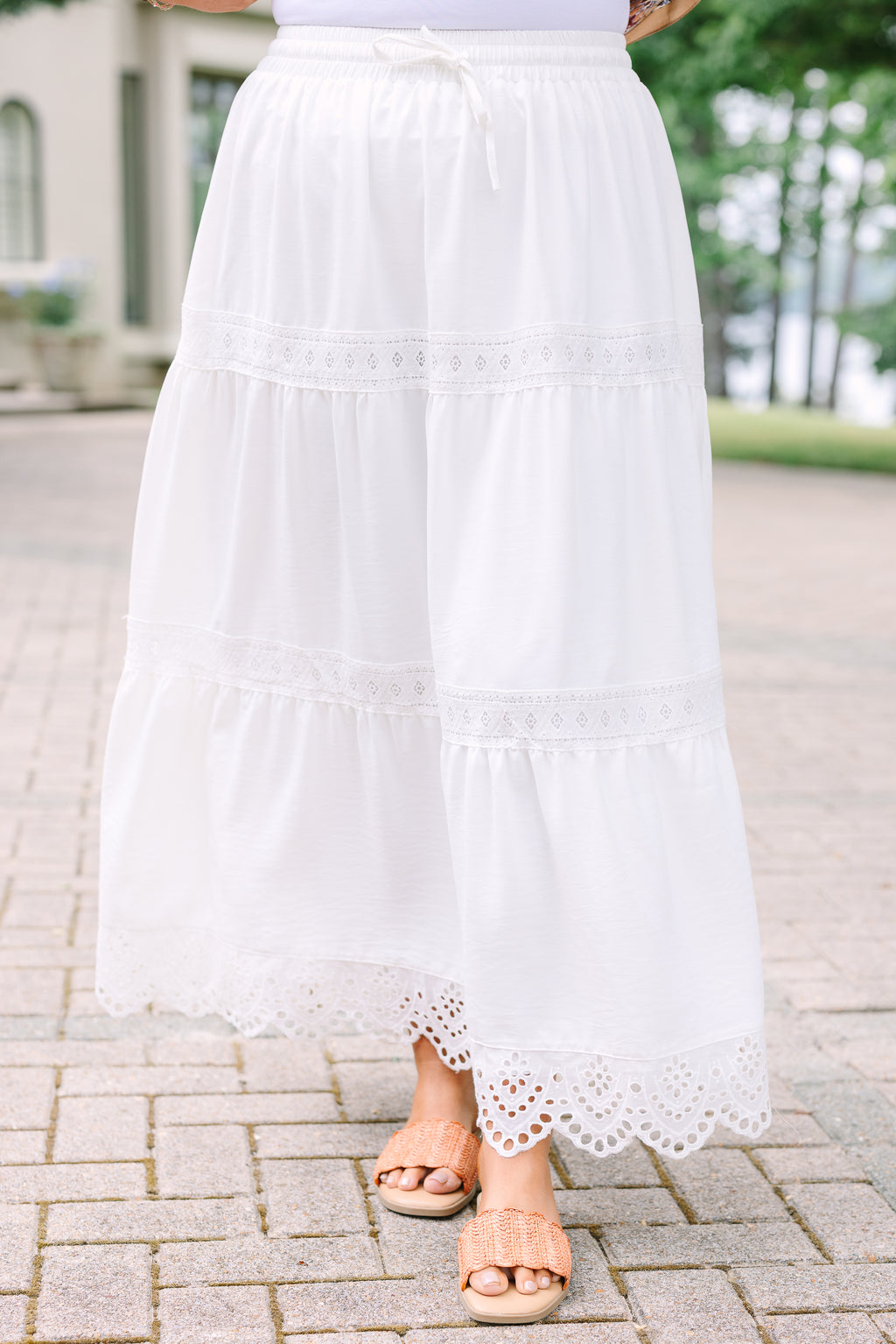 The Ophelia Skirt, White Lace – Chic Soul